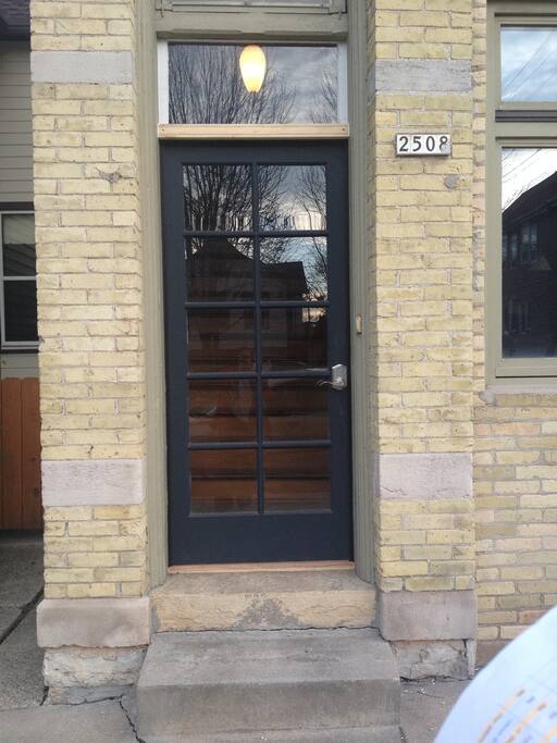 The Black Door welcomes you to your home away from home.