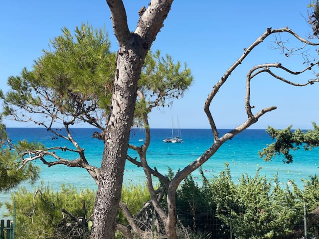 Villa privata con accesso diretto alla spiaggia.
