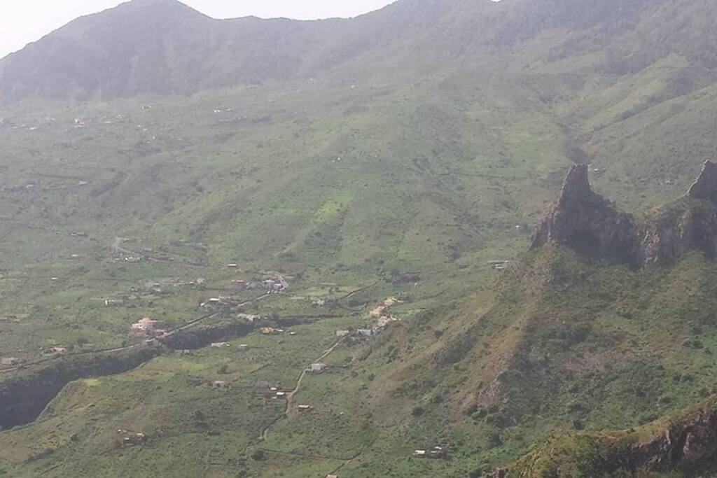 Pico Agudo locality view from Assomada de Covoada...
