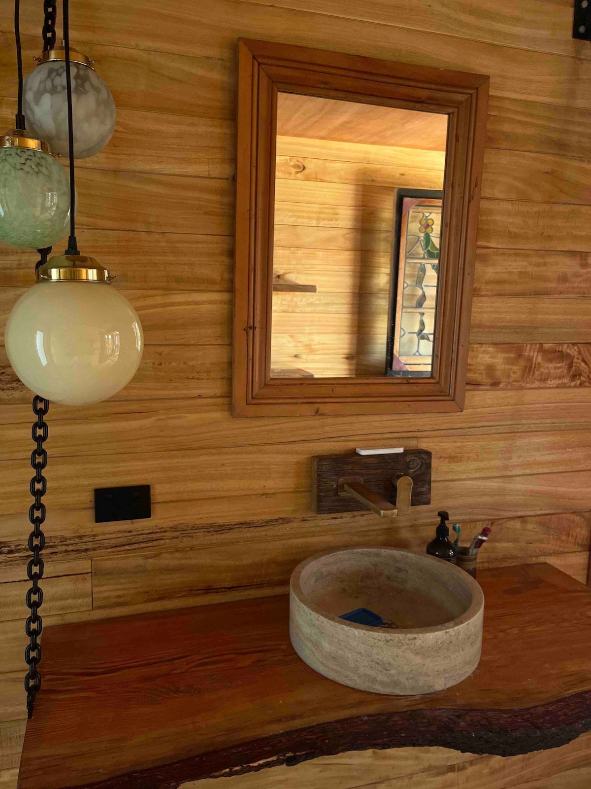 Sink and vanity at New Chums in Whangapoua