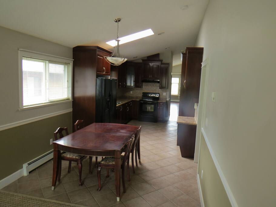Kitchen and dining room