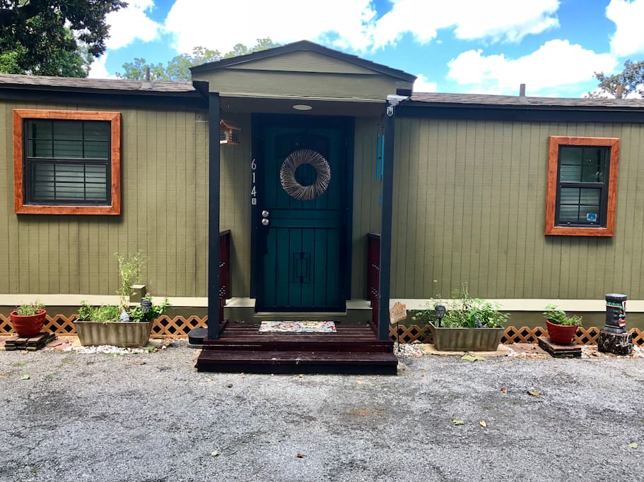 Front view of guest house