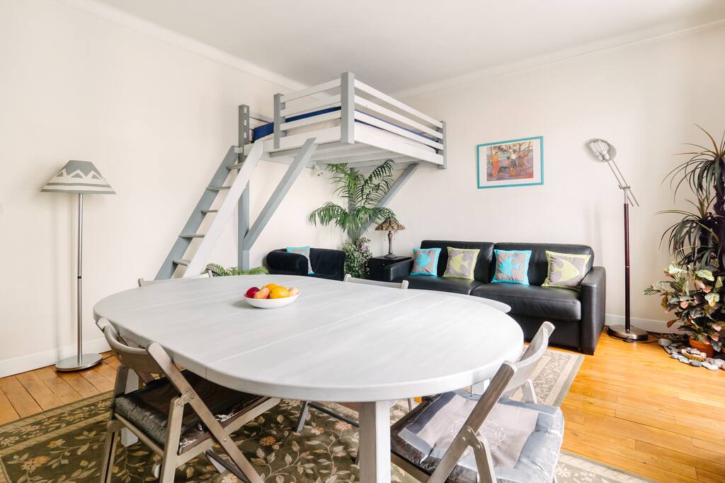 Le salon/ the living romm