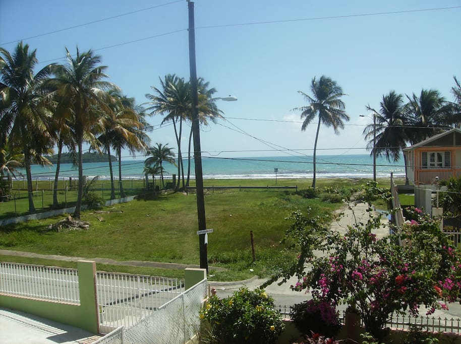 View from front of house