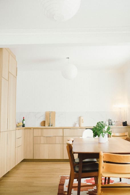 The eat in kitchen - renovated in 2015.