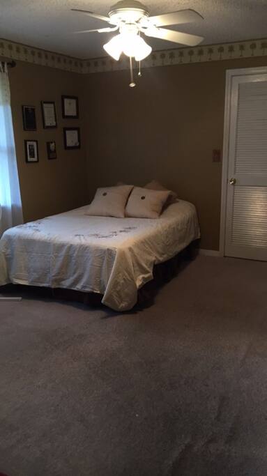 Large room with double bed