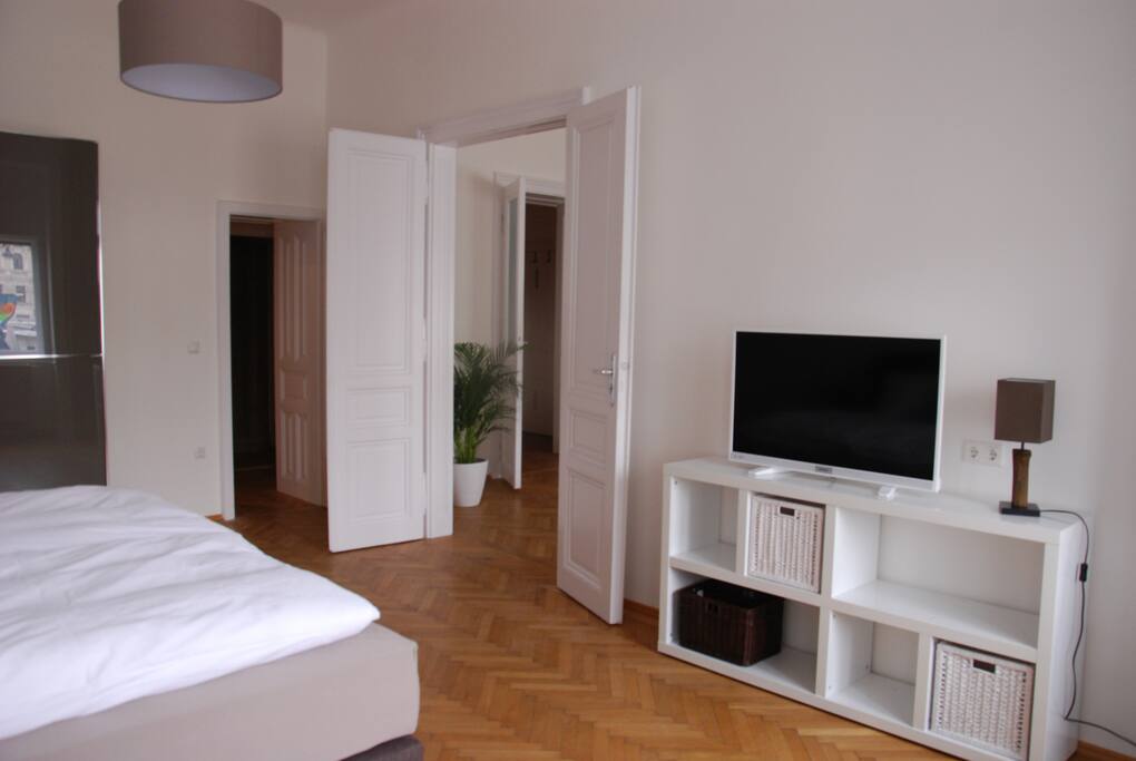 Schlafzimmer blau