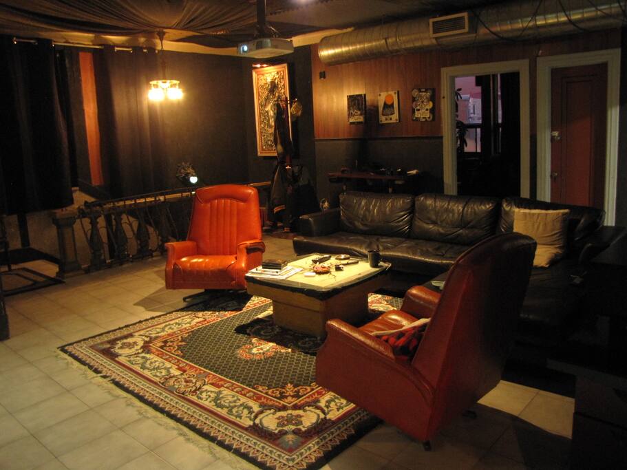 Kick back and watch a movie, or talk about your life goals, regrets, and aspirations. ;-)