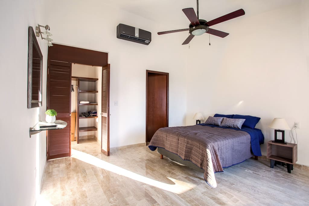 Master Bedroom with walk-in closet and en-suite bathroom