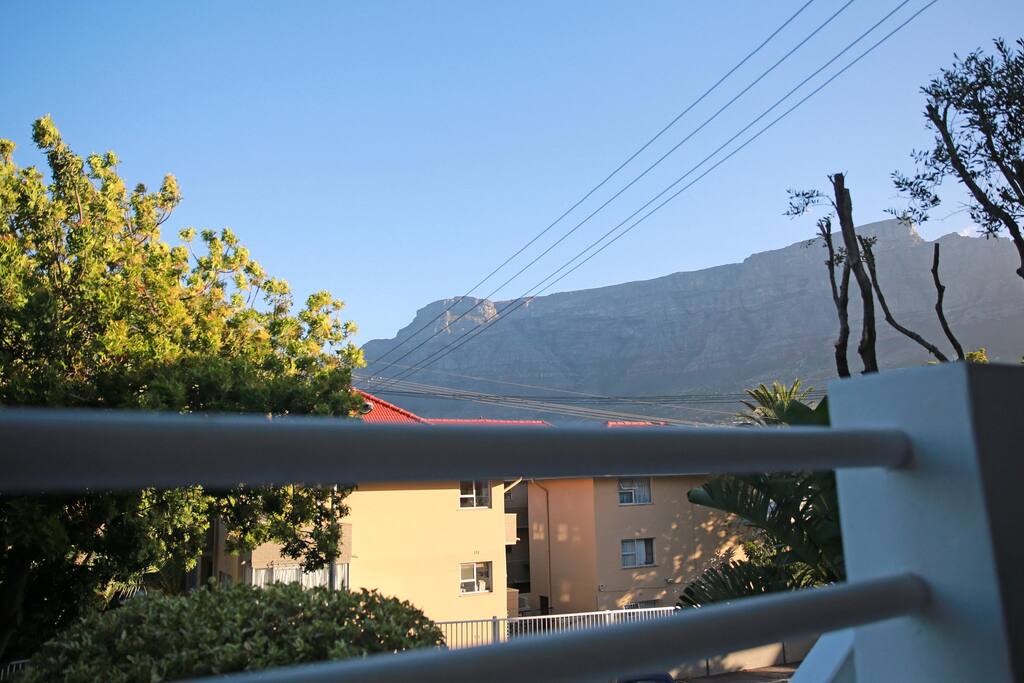 View of Table Mountain from the balcony