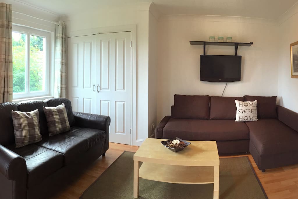 Lounge with sofa bed (sleeps two), TV and DVD Player.