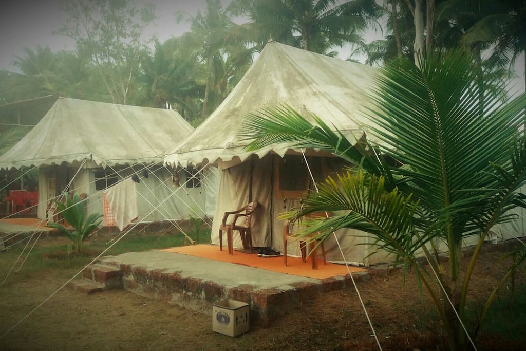 Two Swiss cottages Tent