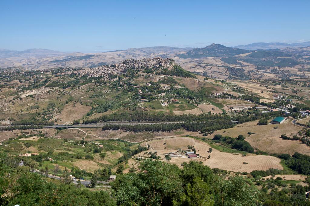 Vista Panorama terrazza camera "Messina"