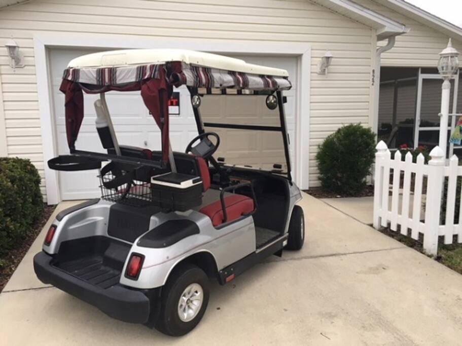Gas golf cart