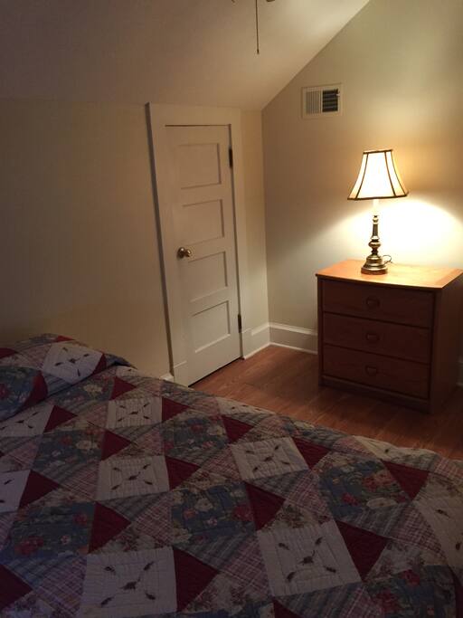 Room is 12ft by 8ft with adequate sized closet.