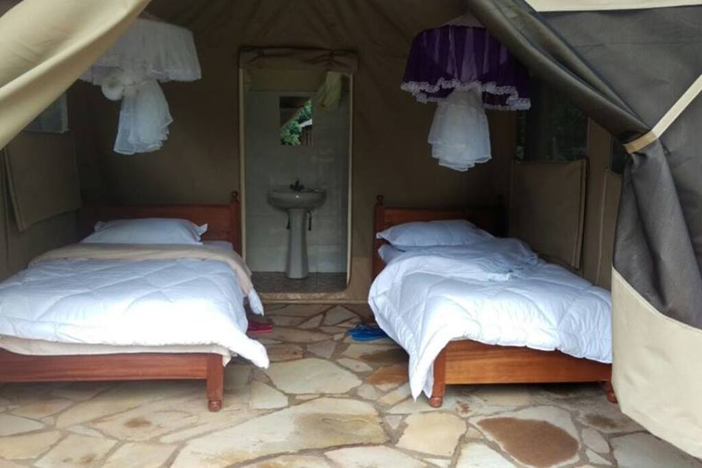 Interiror of Tent