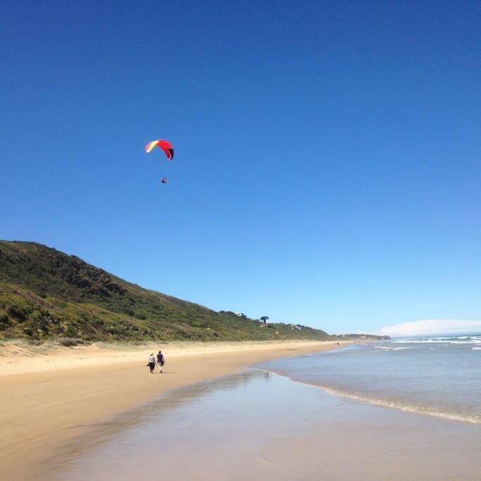 Enjoy a morning walk along the beach!