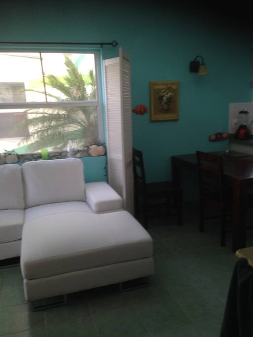Lounge sofa on main floor