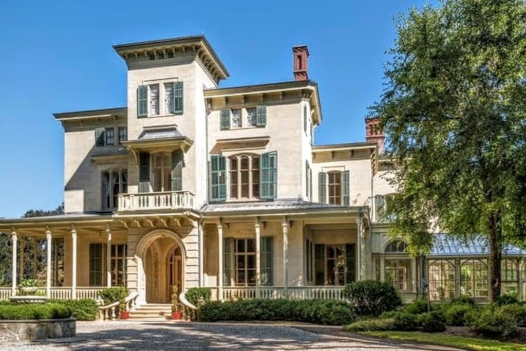 The Front Entrance with circular drive