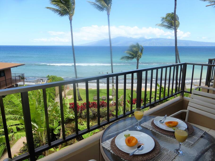 Spacious lanai