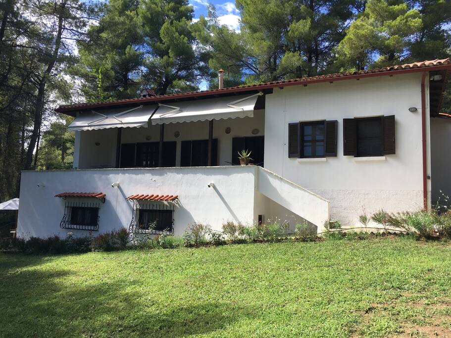 House with garden view