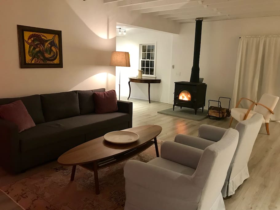 Come curl up by a cozy fire!