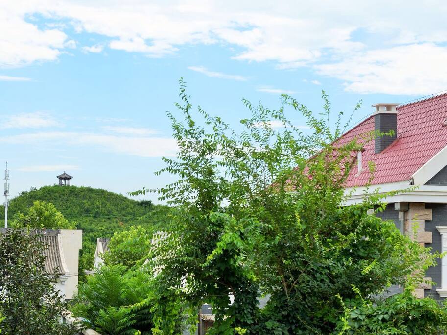 窗外的风景-北京化工大学燕贺亭