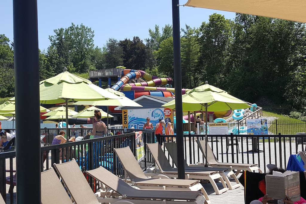 3 water slides to enjoy and 2 heated pools (please see pricing for wristbands)