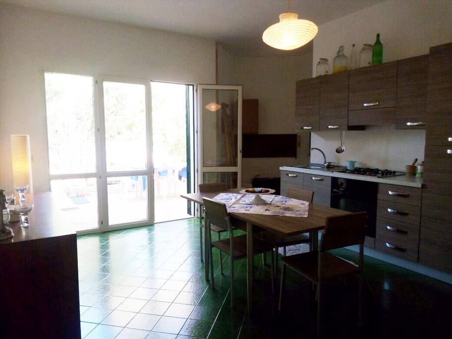 cucina e sala da pranzo