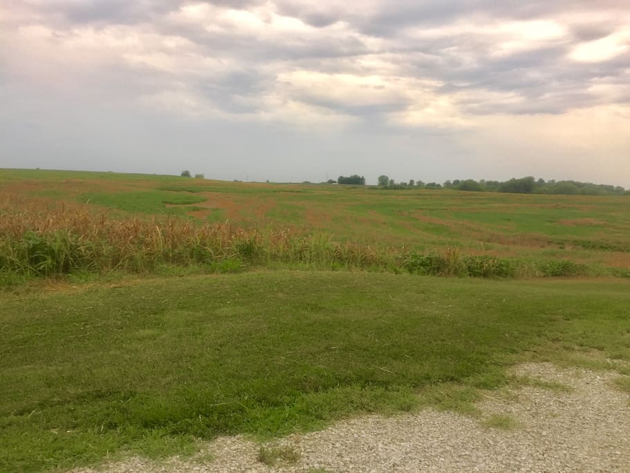 View to the South and west