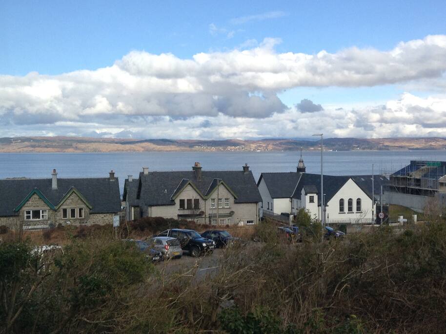 Looking out to the Isle of Skye - view from the room