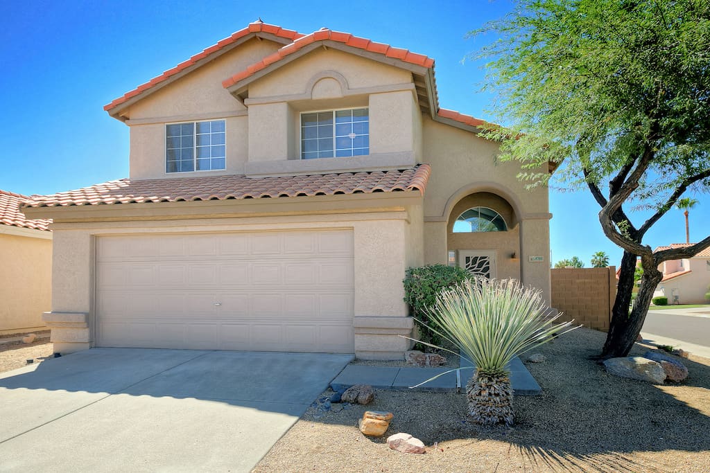 The front door is equipped with TurnKey’s digital, keyless lock.