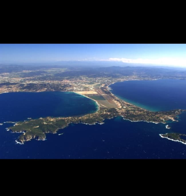 Presqu'île vue du ciel