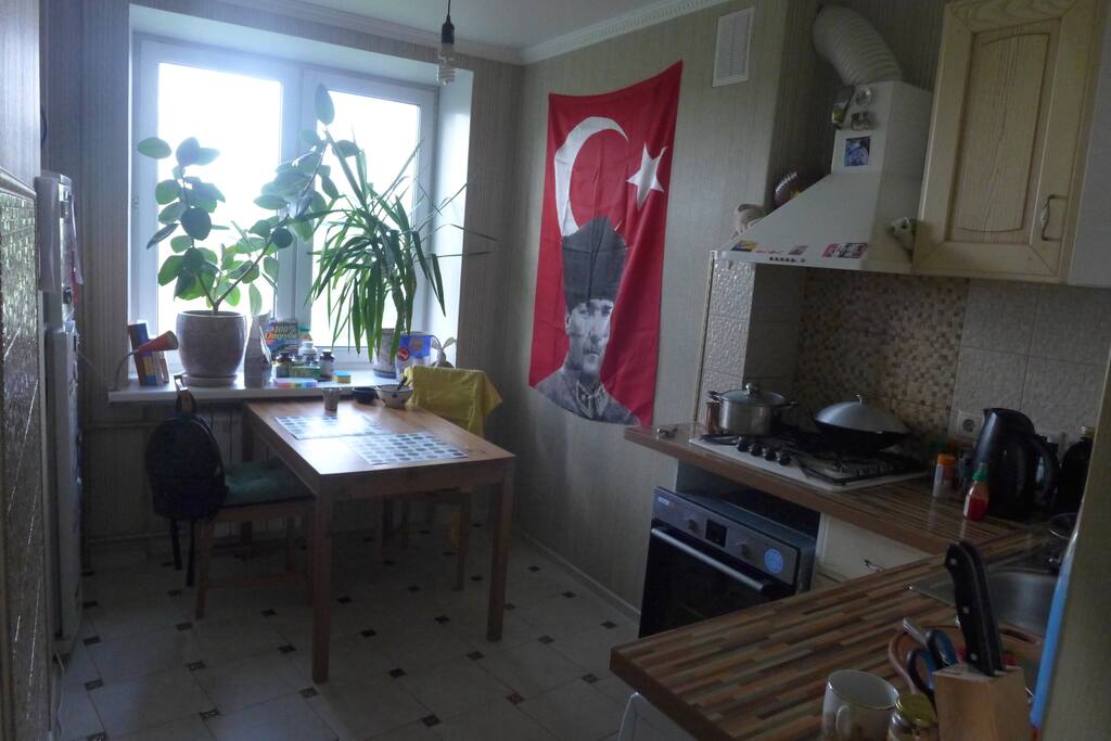 Kitchen is cozy and waiting for you :)