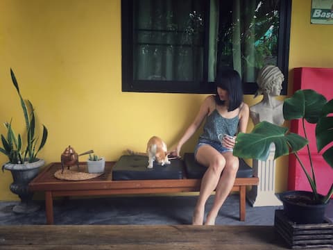 House no 182 : 4BR Quiet&Cozy 10 Min MRT Lad Prao