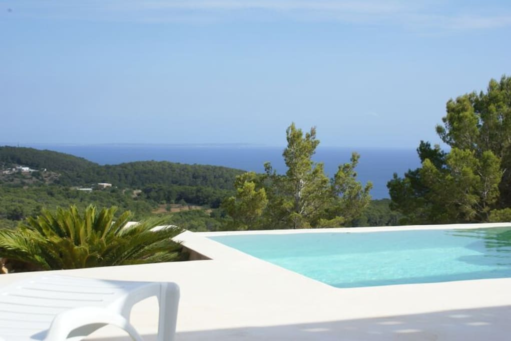 Piscine privée/vue sur mer