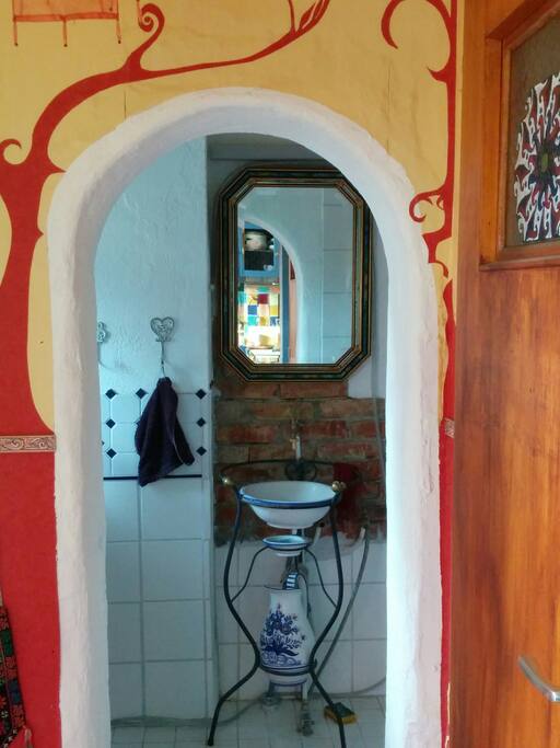 Bad und Toilette in der Scheune