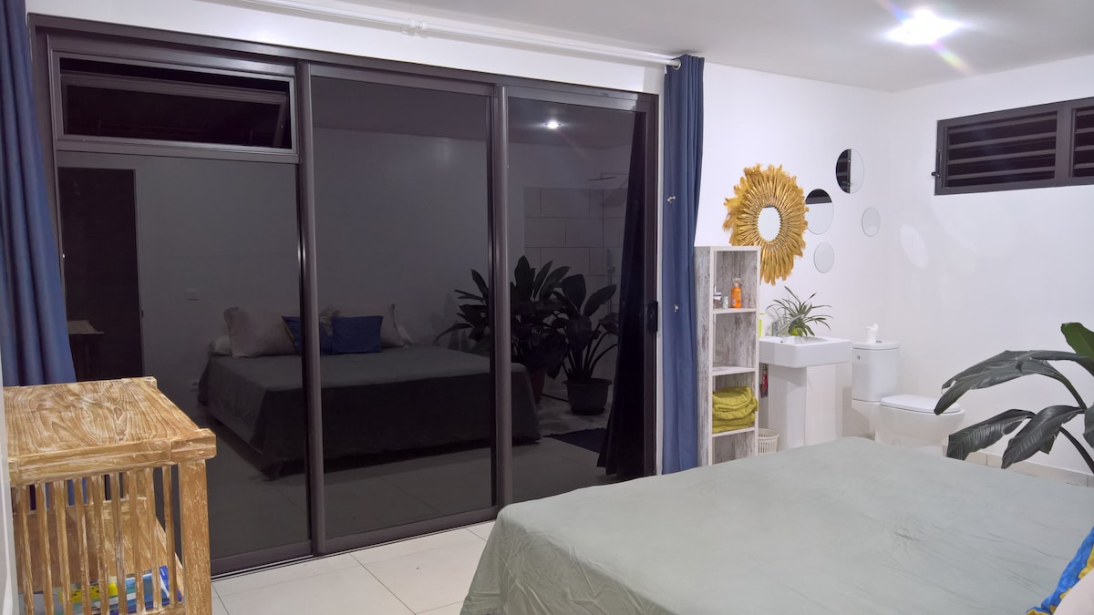 Espace intérieur de la chambre d'hôtes