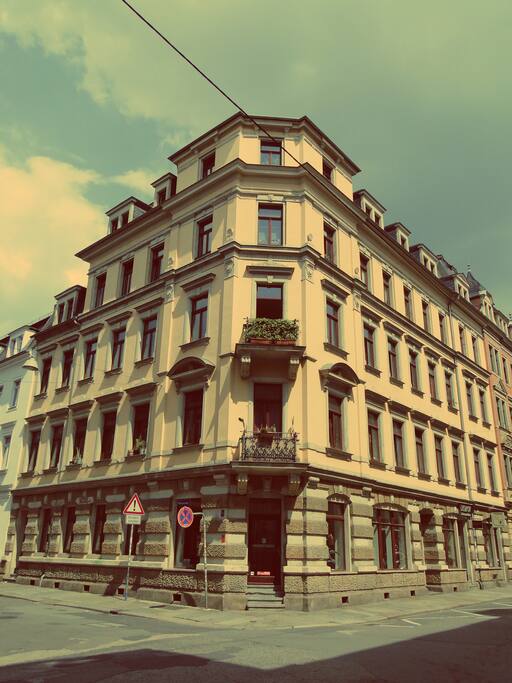 Der begrünte Balkon.