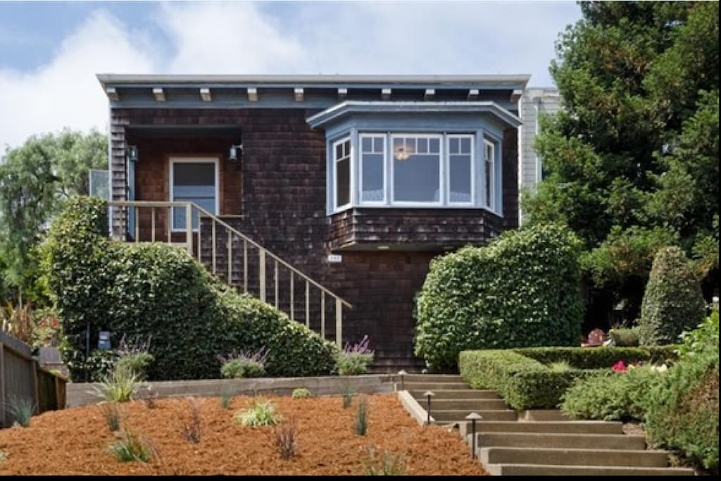 Front of house, away from street, safe and coveted neighborhood