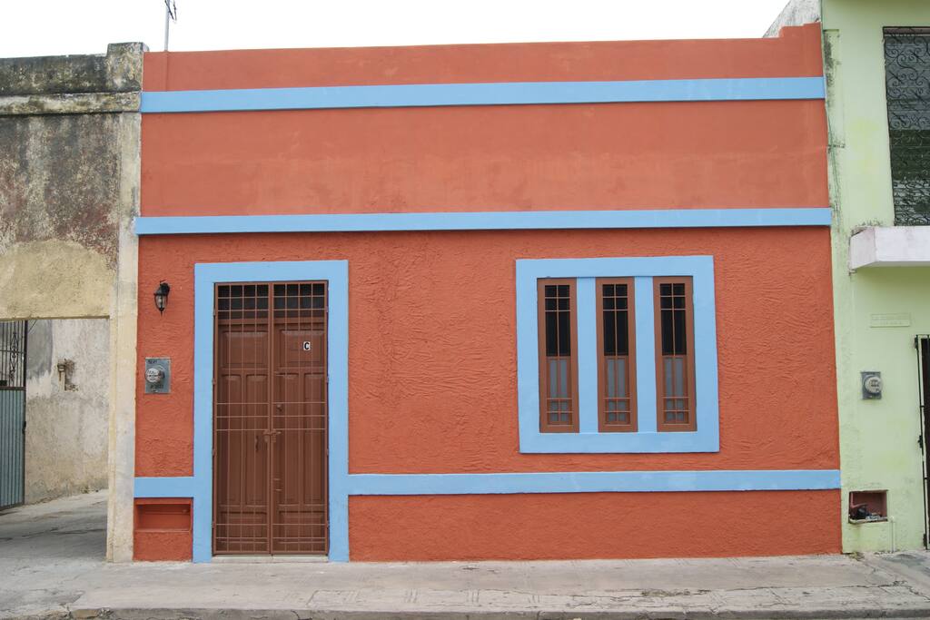Fachada de la casa