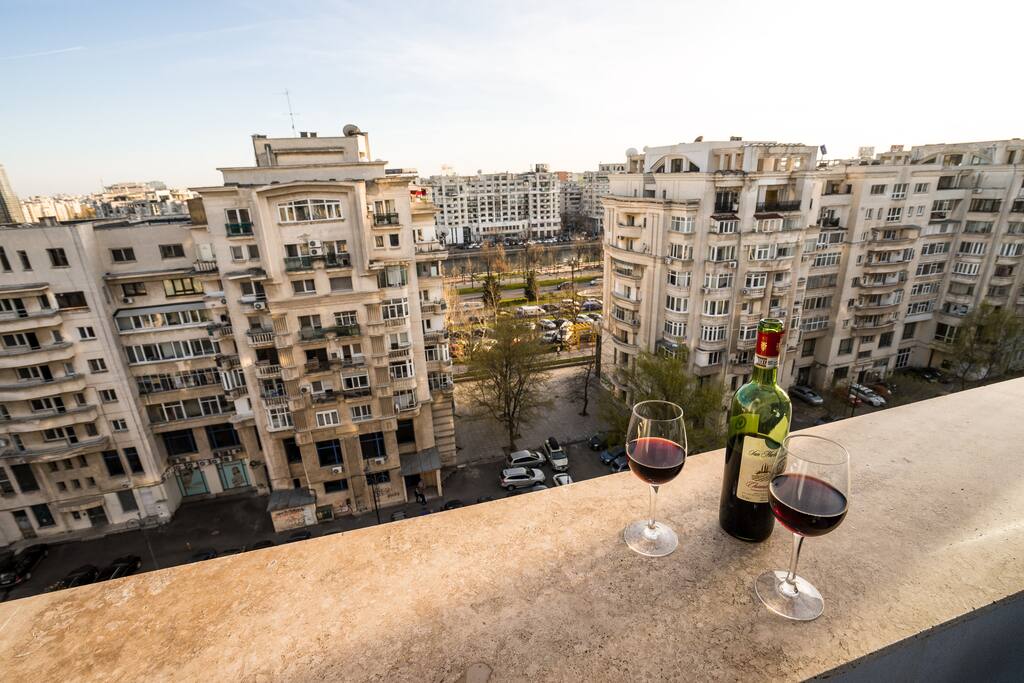 Take a break! The view from the balcony :)