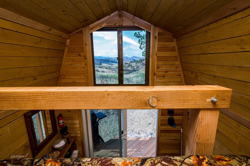View from the loft bed.