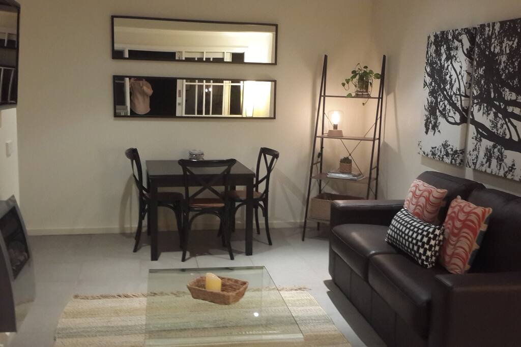 Lounge with Electric Heater & 42 inch Smart TV