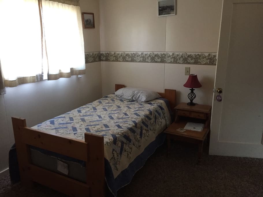 Room # 1 with 2 single beds
