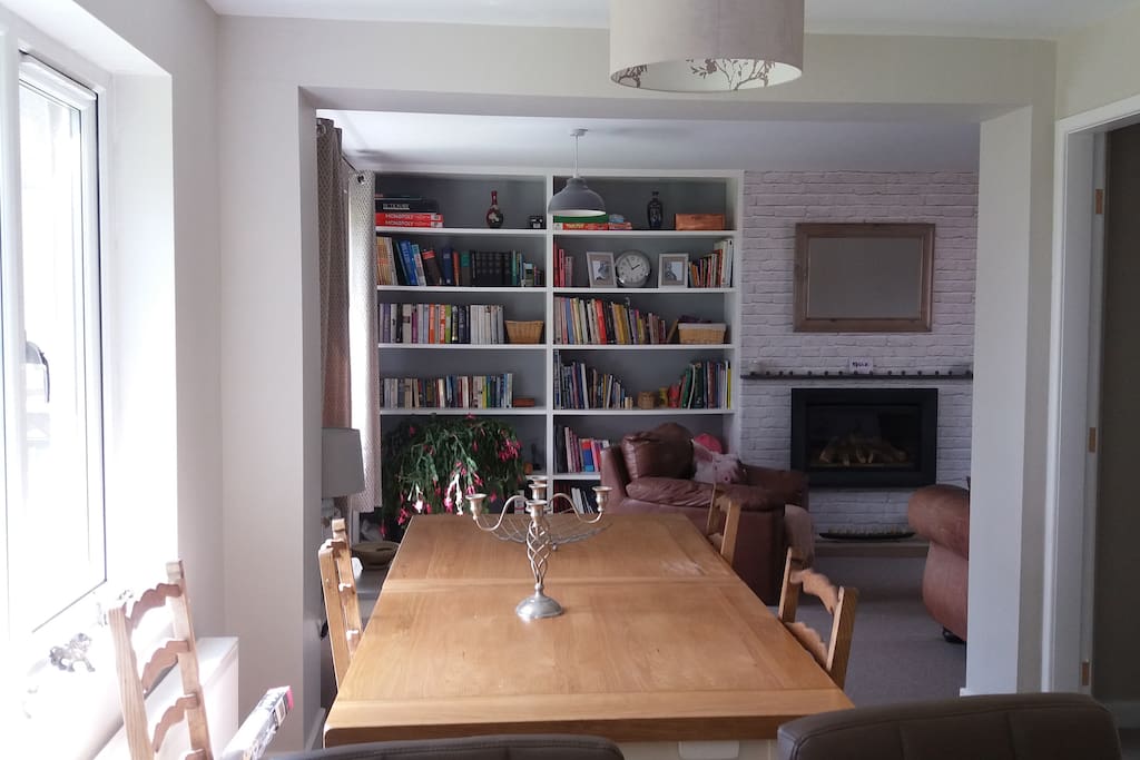 Open plan dining room