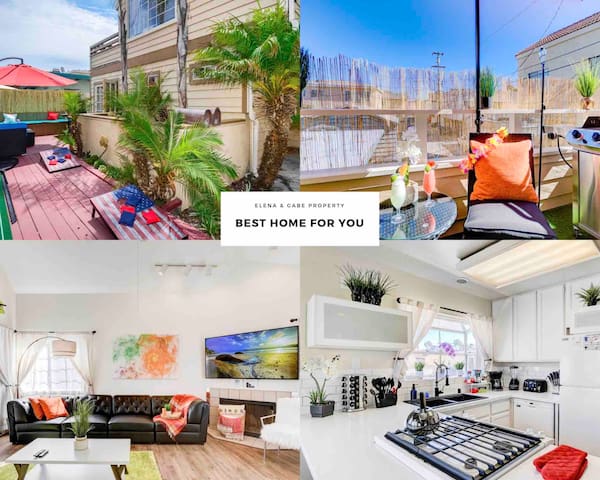 ☀ Mission Beach Mega Mansion Sleeps 16☀