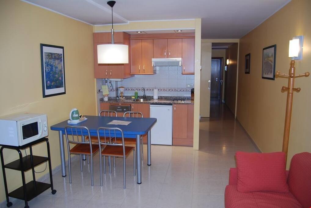 Make a delicious meal in the kitchen with a variety of appliances.