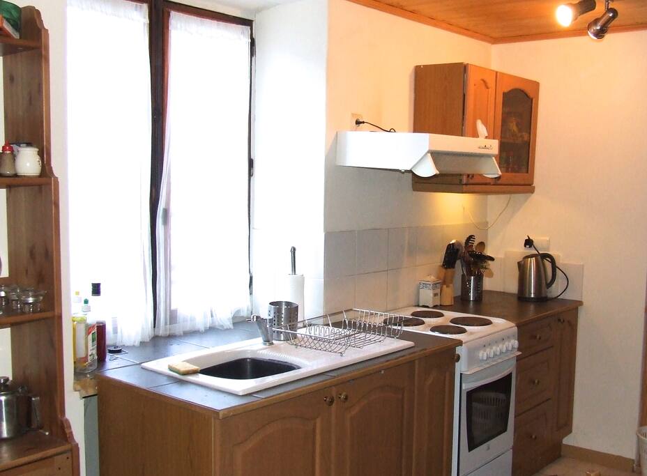 Well equipped kitchen