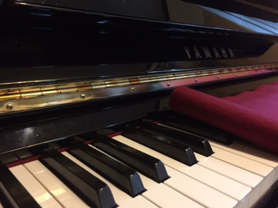 Piano in communal area